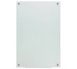 Tableau magnétique en verre, (L)600x(H)450mm, blanc