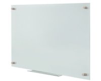 Tableau magnétique en verre, (L)900x(H)600mm, blanc