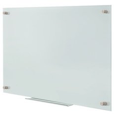 Tableau magnétique en verre, (L)900x(H)600mm, blanc