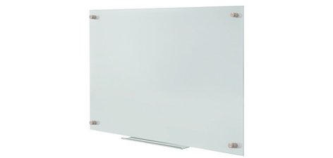 Tableau magnétique en verre, (L)900x(H)600mm, blanc