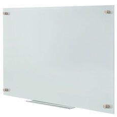 Tableau magnétique en verre, (L)900x(H)600mm, blanc