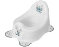 Pot pour bébé 'adam stitch', blanc avec imprimé