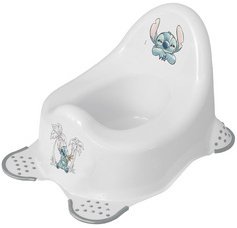 Pot pour bébé 'adam stitch', blanc avec imprimé