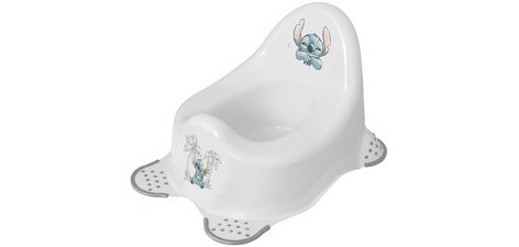 Pot pour bébé 'adam stitch', blanc avec imprimé