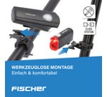 Kit d'éclairage LED pour vélo, à piles, 20 lux