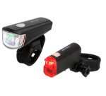 Kit d'éclairage LED pour vélo, à piles, 20 lux
