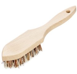 Brosse à récurer avec poignée, bois naturel