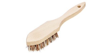 Brosse à récurer avec poignée, bois naturel
