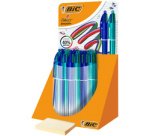 BIC Stylo à bille 4 Colours Smooth Gradient, présentoir