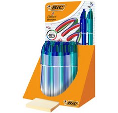 BIC Stylo à bille 4 Colours Smooth Gradient, présentoir