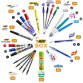 BIC Kit d'écriture MY BIC BOX, 124 pièces