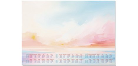 Sous-mains bloc papier 'Magic Sunset', 595 x 410 mm