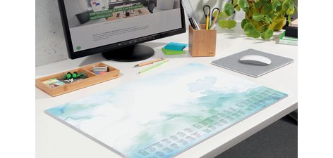 Sous-mains bloc papier 'Watercolor Sea', 595 x 410 mm