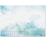 Sous-mains bloc papier 'Watercolor Sea', 595 x 410 mm