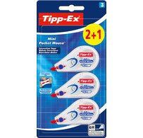 Roller correcteur Mini Pocket Mouse, 5 mm x 6 m, 2+1