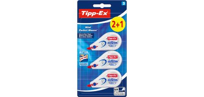 Roller correcteur Mini Pocket Mouse, 5 mm x 6 m, 2+1