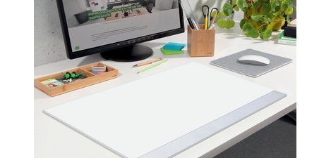 Sous-mains bloc papier 'Protect', blanc uni