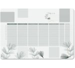 Sous-mains bloc papier 'Weekly Planner Nature'