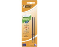 BIC Recharge pour stylo à bille Atlantis Classic, F, bleu