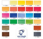 ROYAL TALENS Coffret en bois aquarelle Van Gogh, set de 24