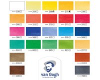 ROYAL TALENS Coffret en bois aquarelle Van Gogh, set de 24
