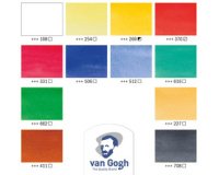ROYAL TALENS Van Gogh Kit d'aquarelle, set de 12