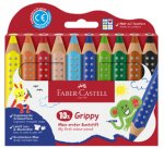 FABER-CASTELL Crayon de couleur Grippy, étui carton de 6