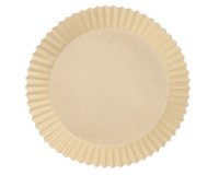 Papier bakpapier, voorgesneden, diameter 230 mm, bruin