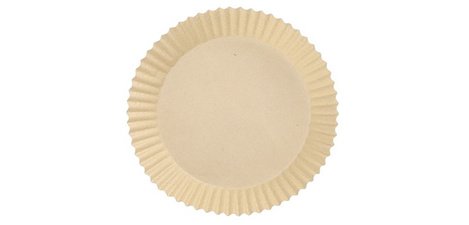 Pre-cut parchment paper, diameter 230 mm, brown