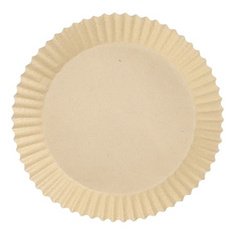 Papier met voorafgesneden bakvorm, diameter 200 mm, bruin