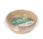 Papier sulfurisé prédécoupé, diamètre 230 mm, marron