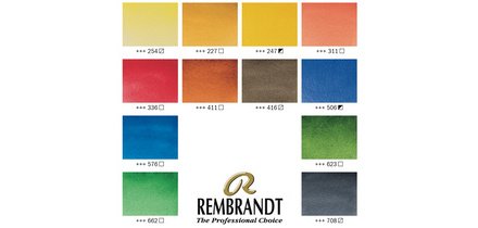 ROYAL TALENS REMBRANDT Kit aquarelle, tubes