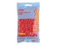 Hama Perles à repasser midi, sachet, rouge moyen
