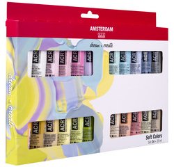 ROYAL TALENS Peinture acrylique AMSTERDAM Couleurs douces