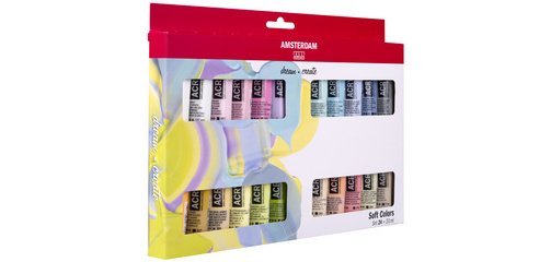 ROYAL TALENS Peinture acrylique AMSTERDAM Couleurs douces