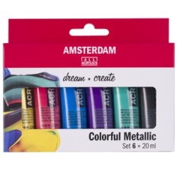 ROYAL TALENS Peinture acrylique AMSTERDAM Colorful Metallic