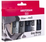 ROYAL TALENS Peinture acrylique AMSTERDAM, set de gris