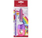 FABER-CASTELL Kit d'écriture Licorne Jumbo, 3 pièces, violet