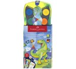 FABER-CASTELL Boîte de peinture CONNECTOR Dino, 12 couleurs