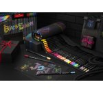 FABER-CASTELL Crayon de couleur Black Edition, étui-rouleau
