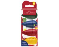 FABER-CASTELL Craie de cire Poire, étui en carton de 4