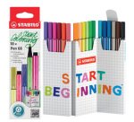 Feutre Pen 68, set zigzag de 18 pièces