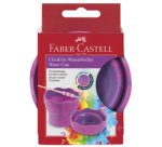 FABER-CASTELL Gobelet CLIC & GO, vert marbré