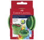 FABER-CASTELL Gobelet CLIC & GO, vert marbré