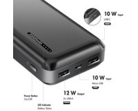 Powerbank 20.000 mAh, 2x USB-A, 1x USB-C, blanc