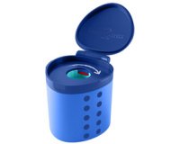 FABER-CASTELL Taille-crayon avec réservoir Grippy, bleu