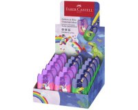 FABER-CASTELL Taille-crayon 'Dino/Licorne', en présentoir