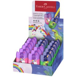 FABER-CASTELL Taille-crayon 'Dino/Licorne', en présentoir