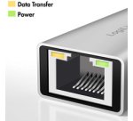 Adaptateur réseau Ethernet USB vers RJ45, gris