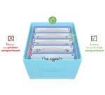 Boîte à fiches 'Flashbox' Starterpack, bleu pastel